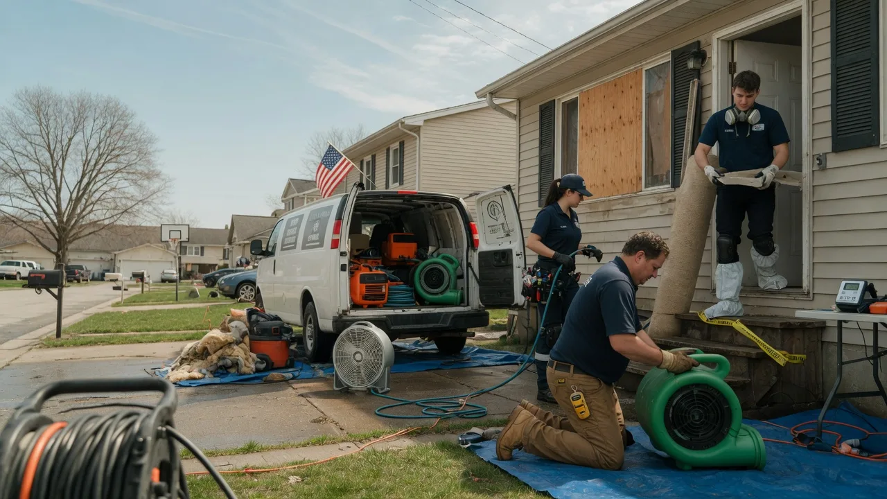 Water Damage Restoration in Huntingburg, IN near me